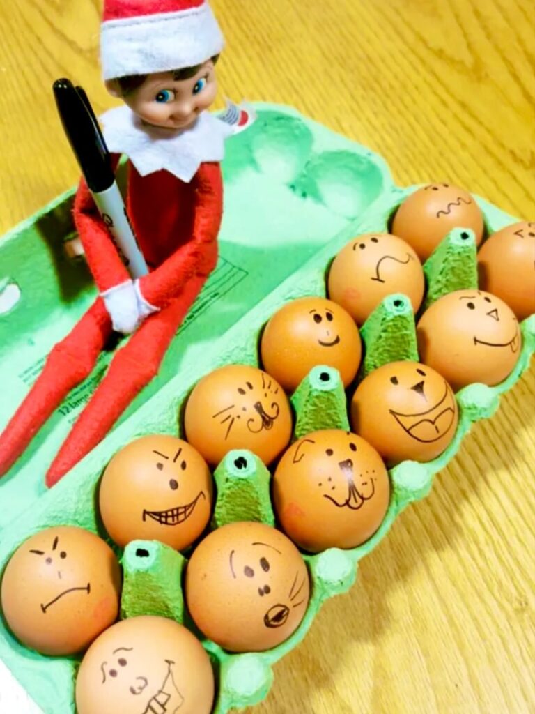 Turn The Egg Carton Into A Comedy Show