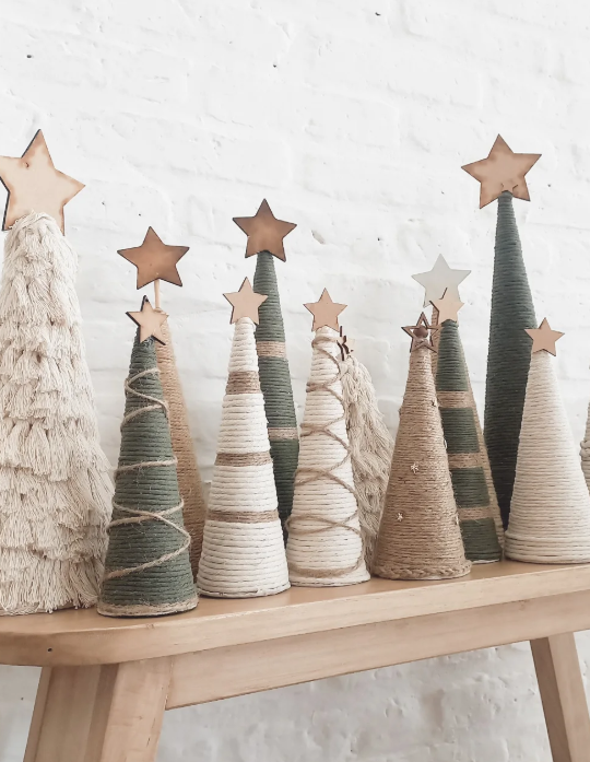 Neutral Christmas Tree Display