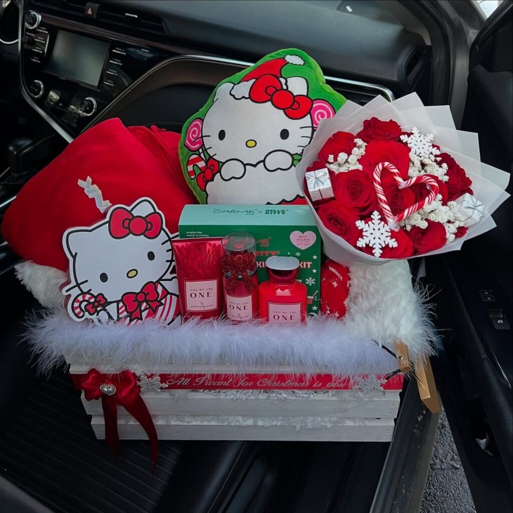 Build A Festive Hello Kitty Brr Basket