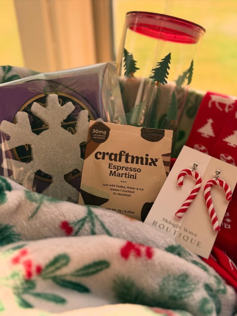 Create A Holiday Cocktail Brr Basket 