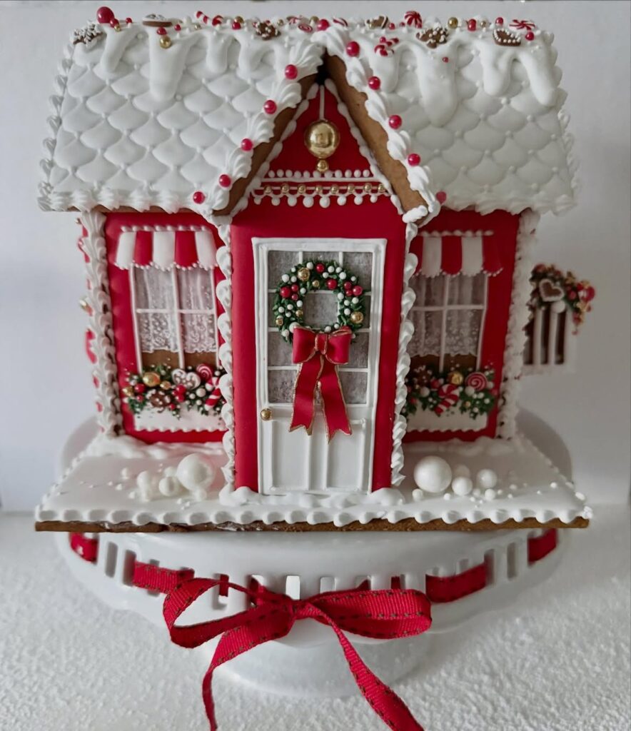 Make A Classic Red Gingerbread Cottage