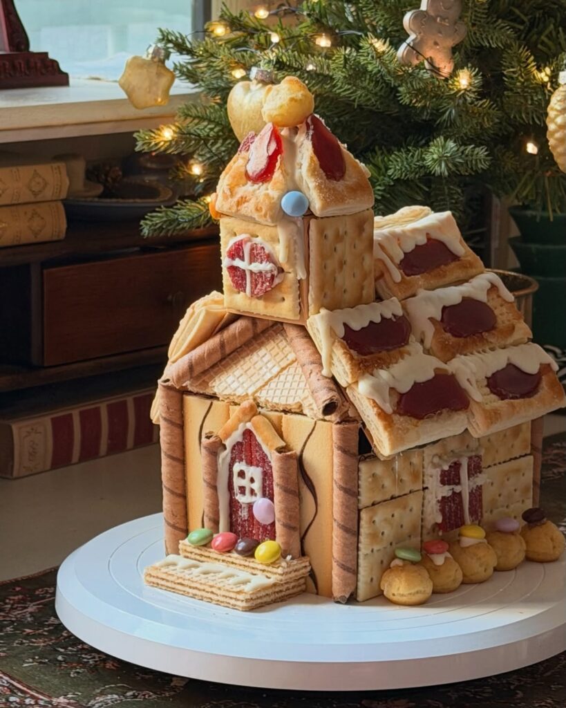 Create A Snack Inspired Gingerbread House