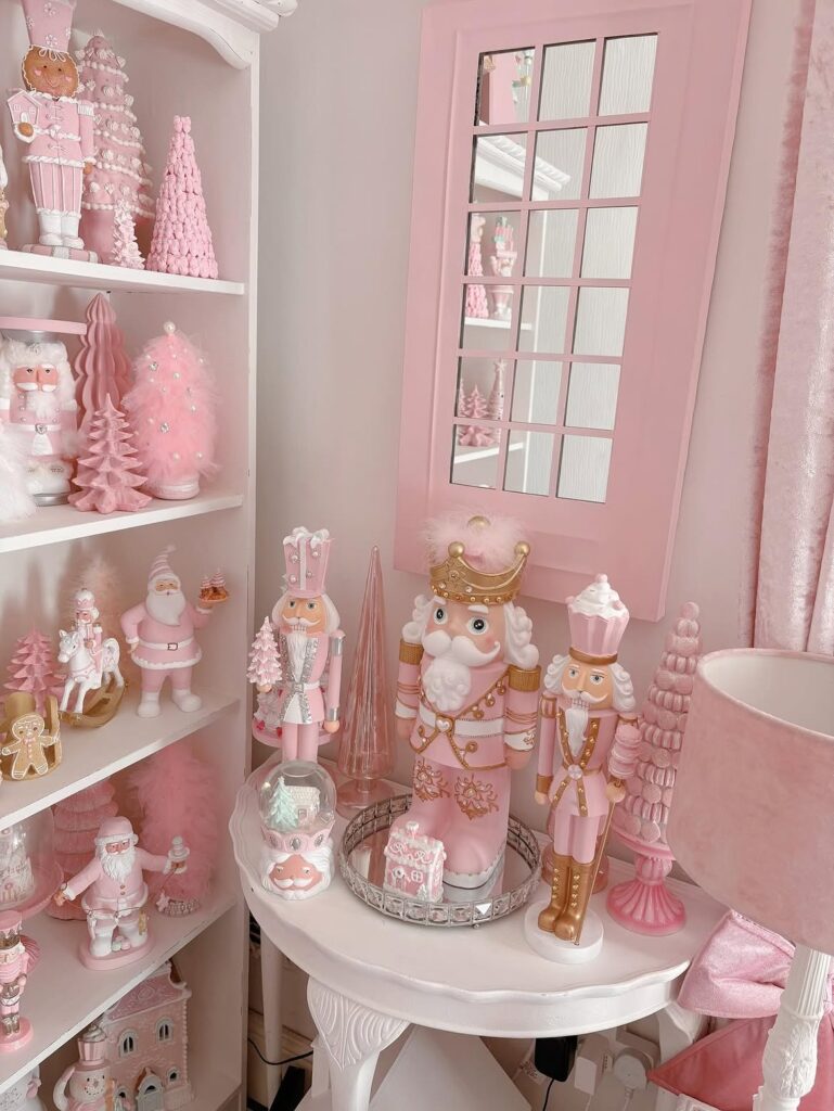 Collect Pink Nutcracker Decor