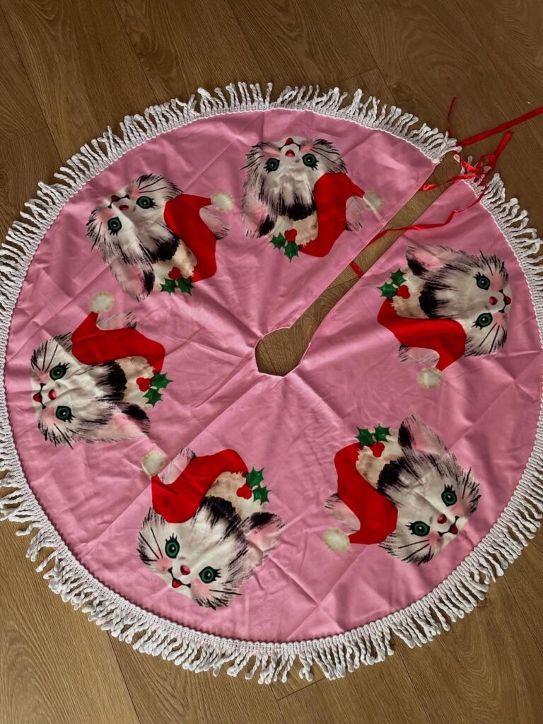 Use A Pink Tree Skirt