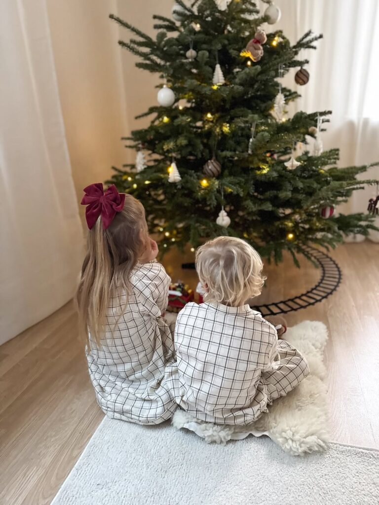 Christmas Tree Pajama Photo 