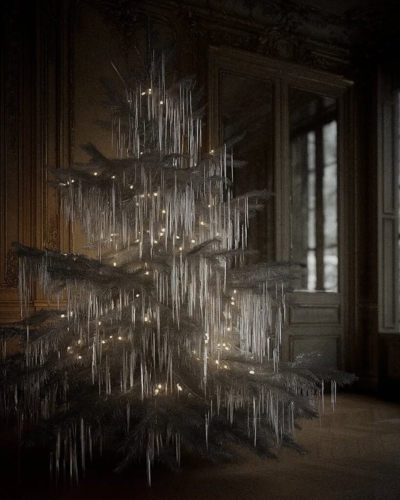 Icy Gothic Christmas TreeΒ