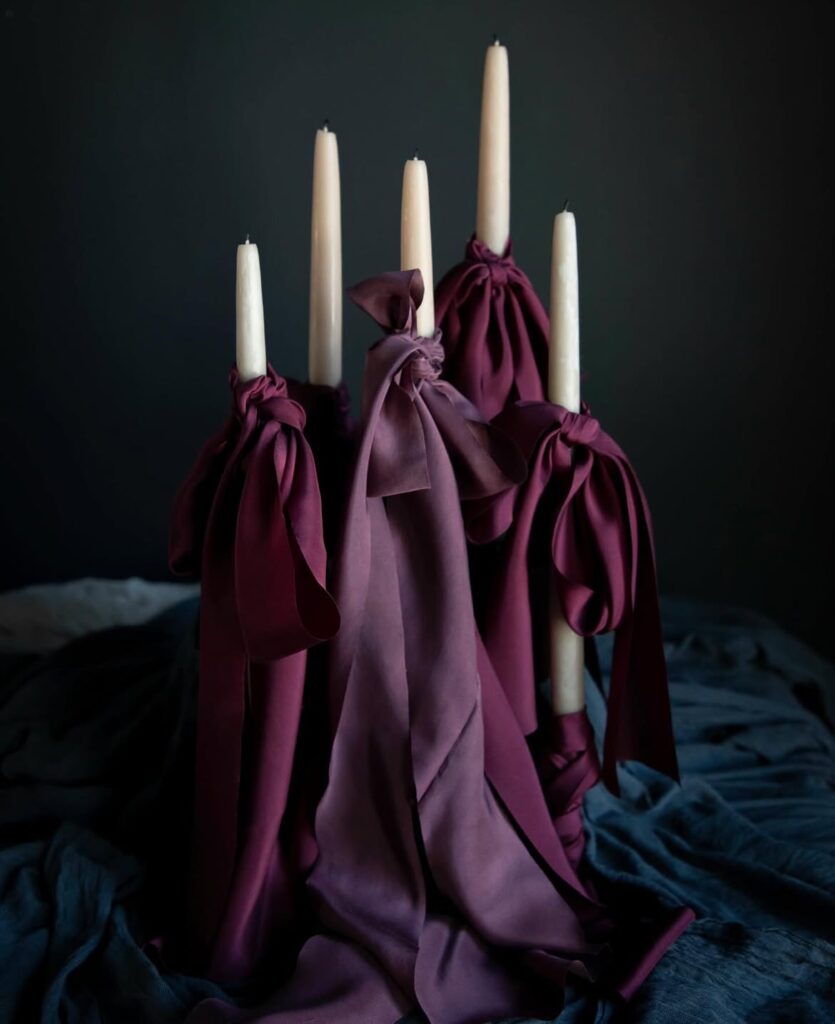 Velvet Ribbon CandleholdersΒ