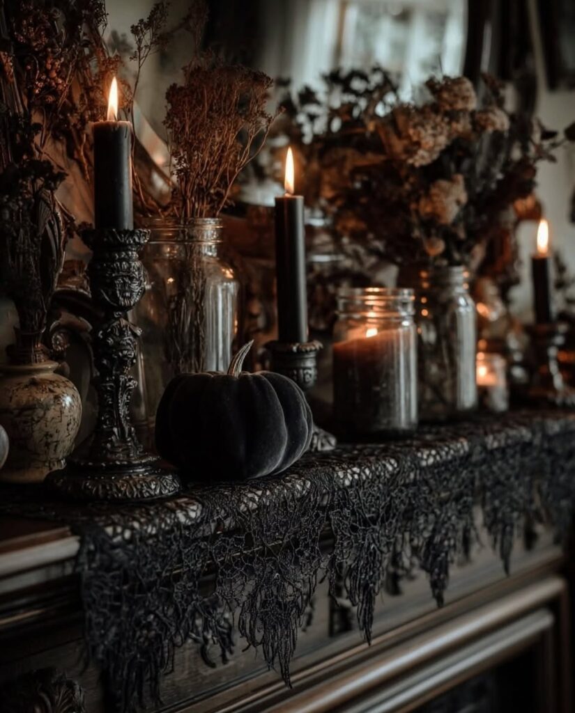 Dark Candlelit MantelΒ