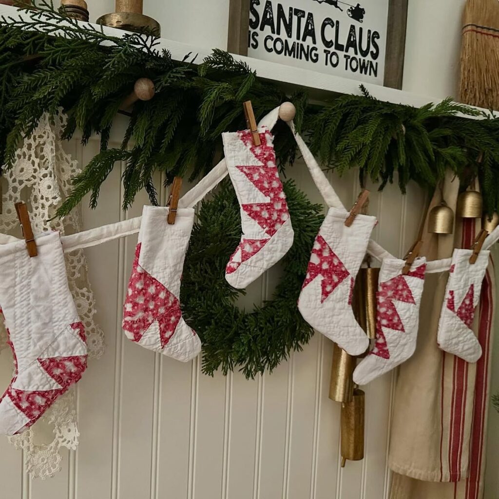 Christmas Stocking Garland