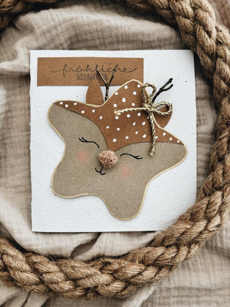 Reindeer Christmas Card
