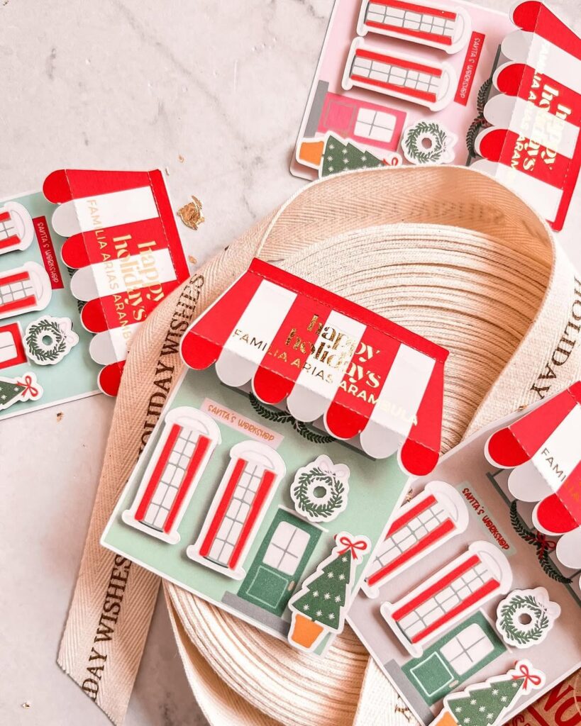 Santa Workshop Christmas Cards