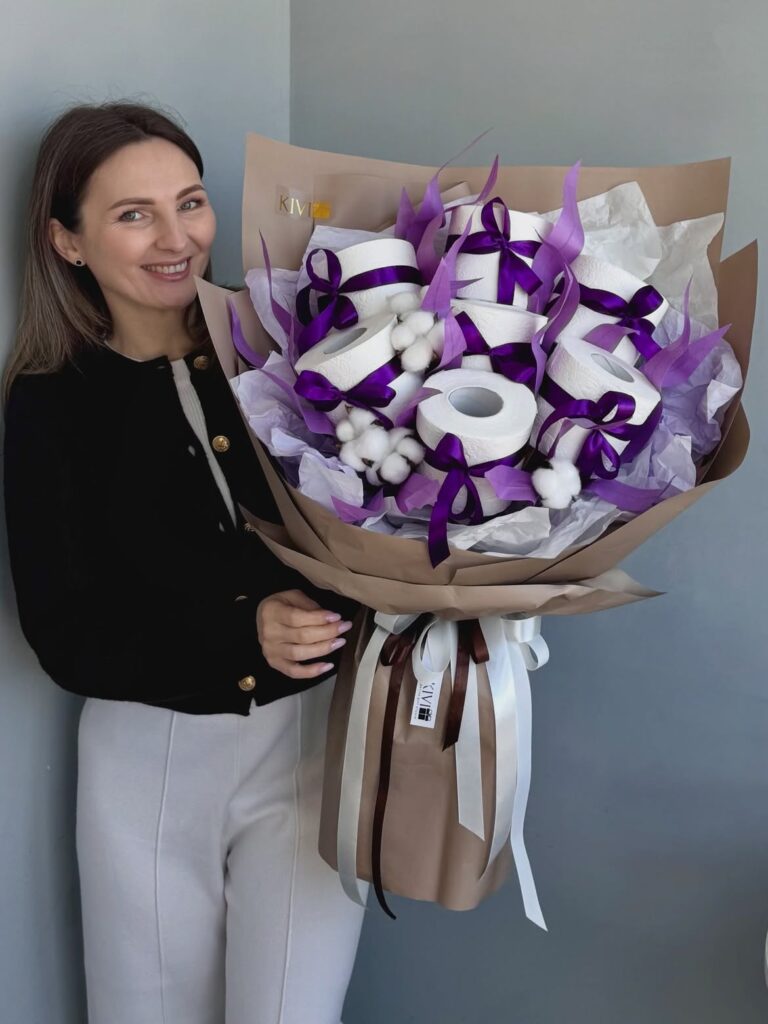 Toilet Paper Bouquet