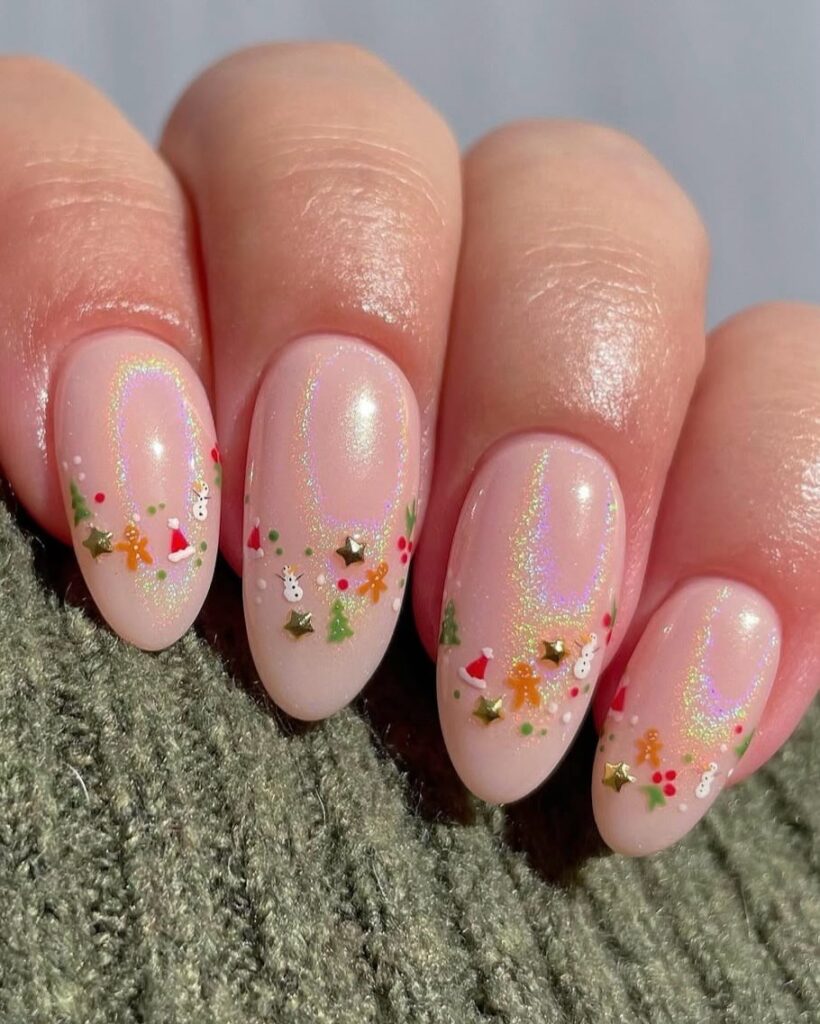  Christmas Sprinkle Nails 