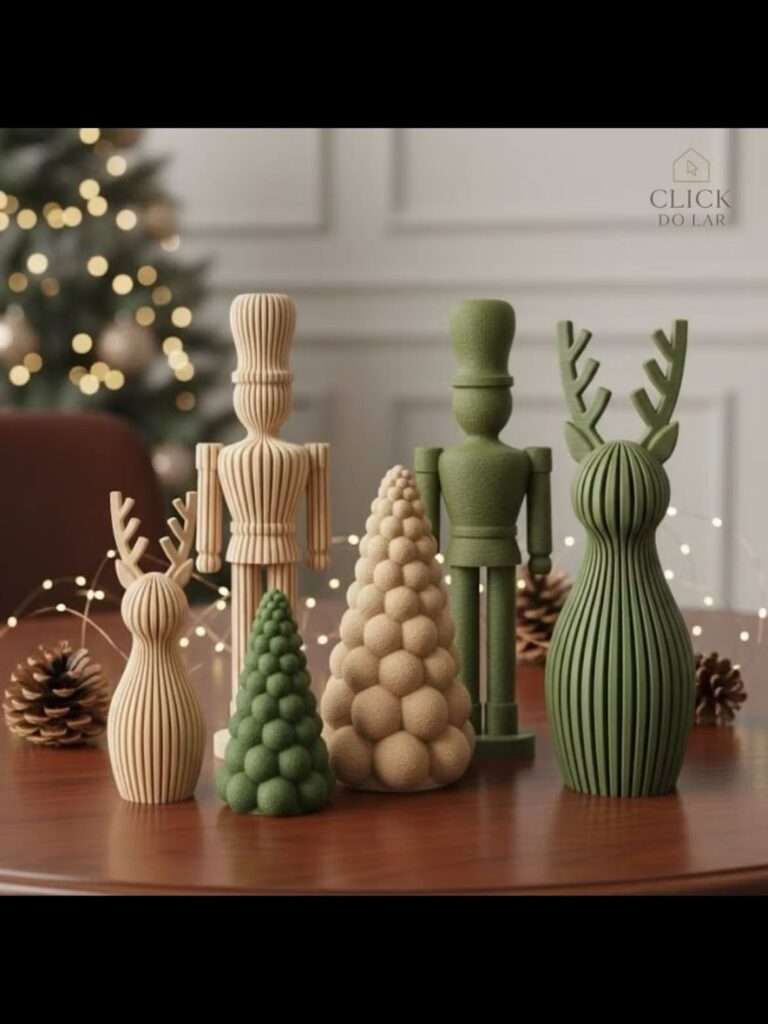 Modern Minimalist Christmas Figurines