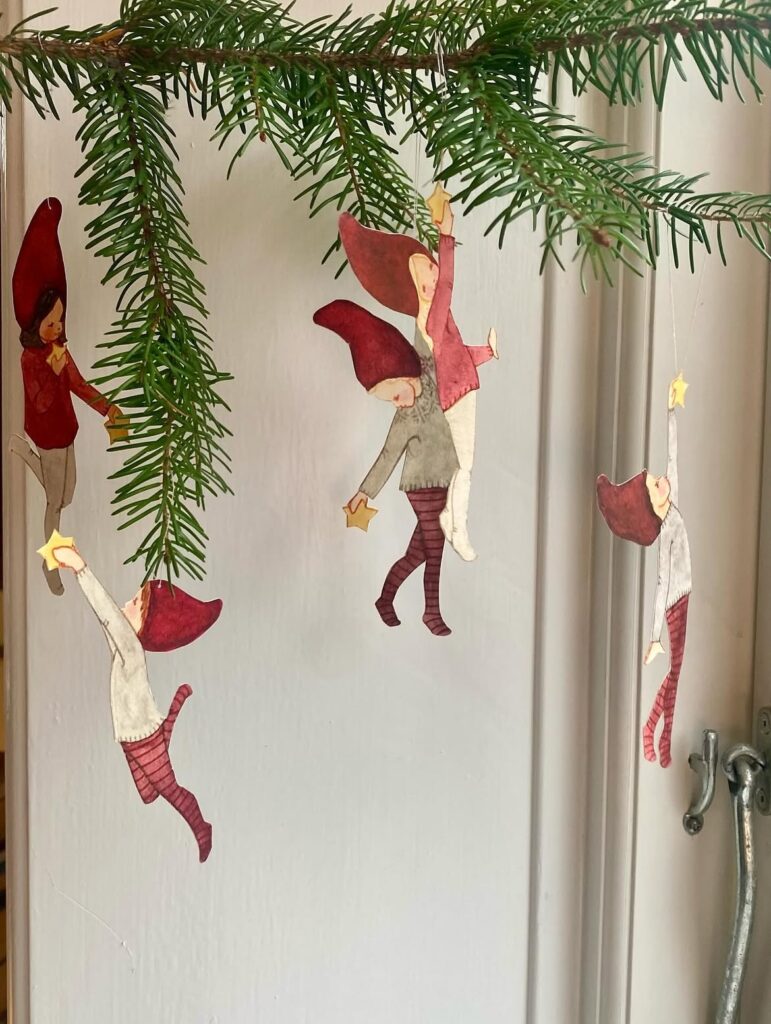Minimalist Christmas Elf Tree Decorations