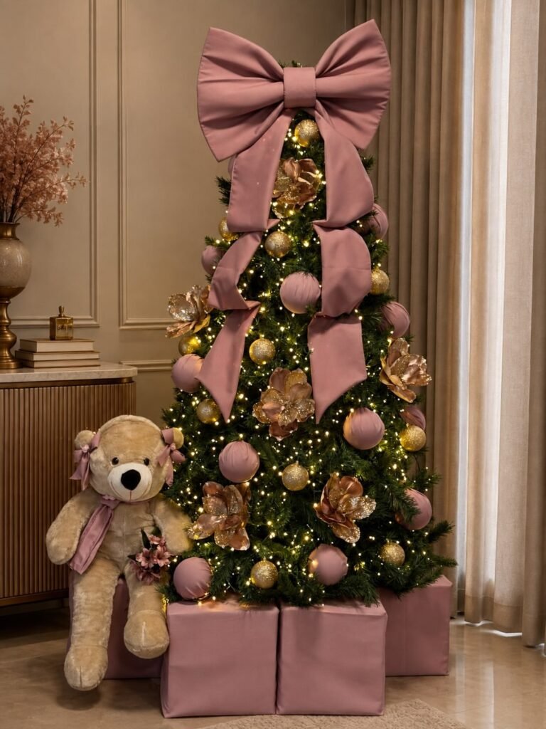 Pink Christmas Tree Decorations 