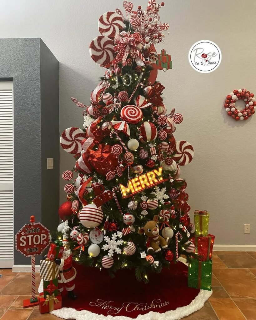 Candy Cane Christmas Tree Decorations 