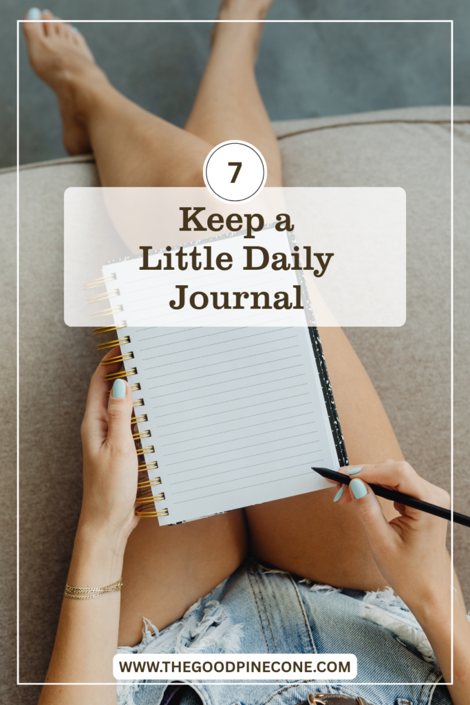 Keep a Daily Gratitude Journal