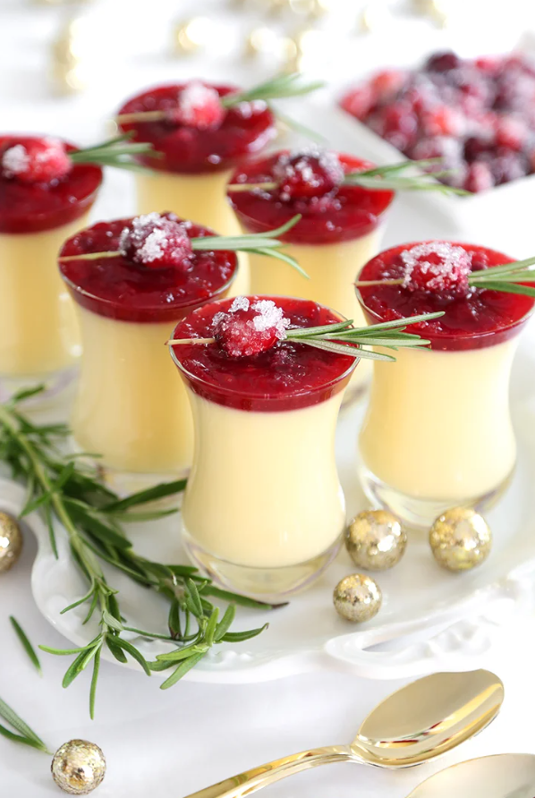Eggnog Panna Cotta 