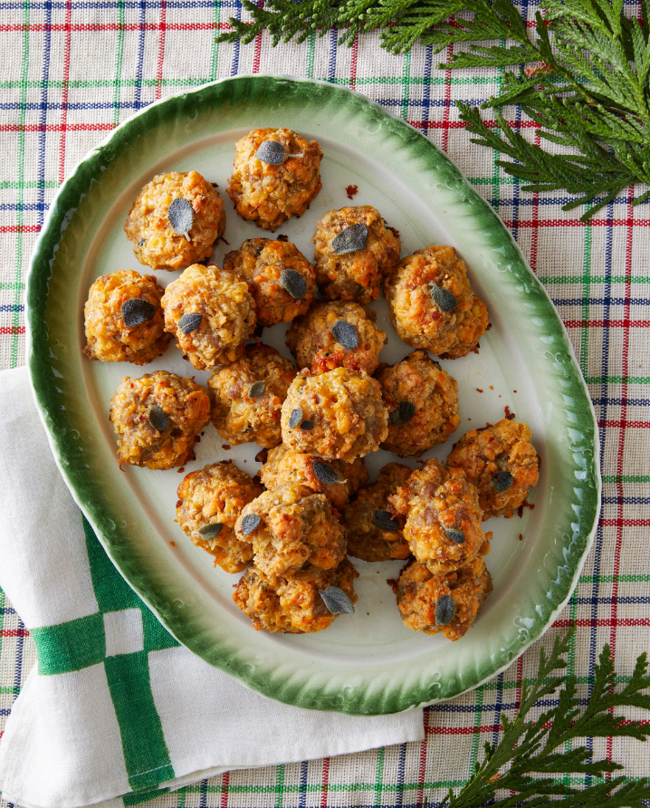 Sharp Cheddar Sausage Balls 