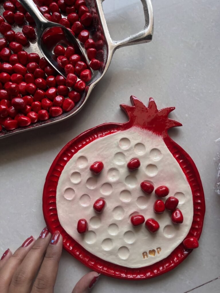 Pomegranate themed brainvita
