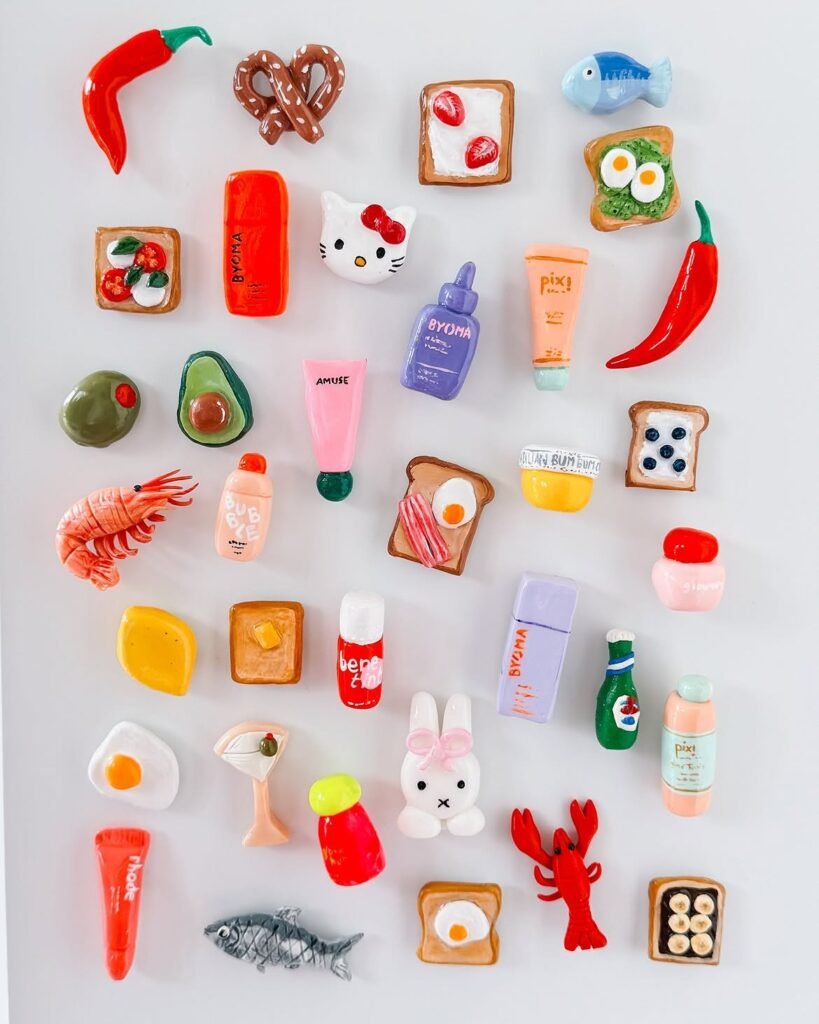 Clay magnets