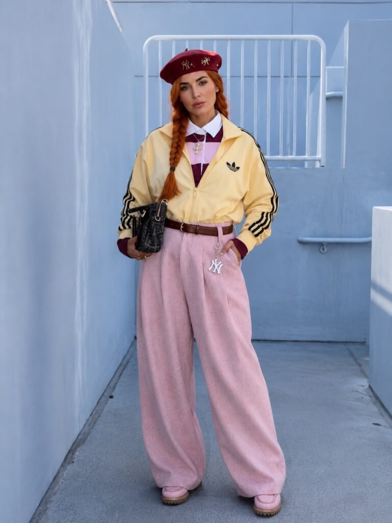 Retro Sporty Chic Look