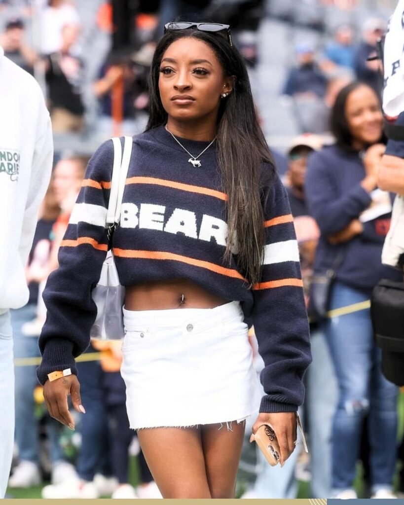 Cropped Team Sweater And Mini Skirt