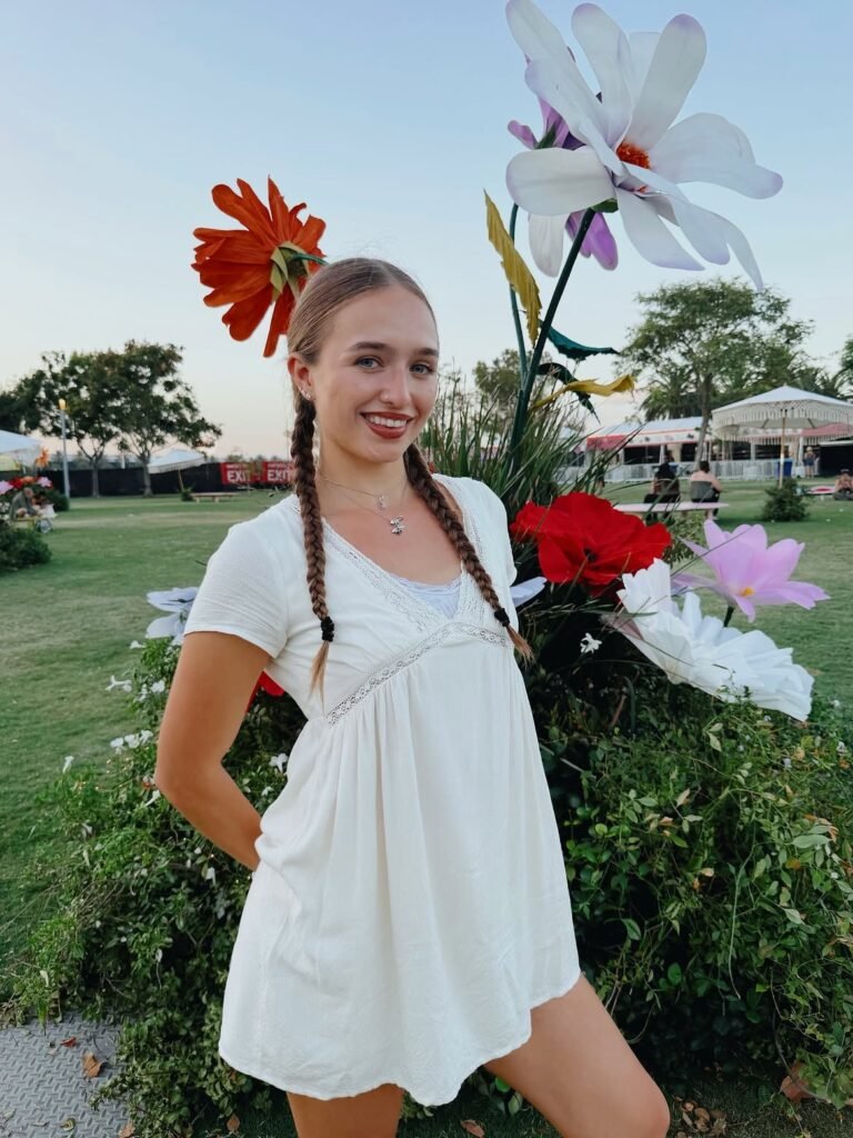 White Mini Dress With Braids