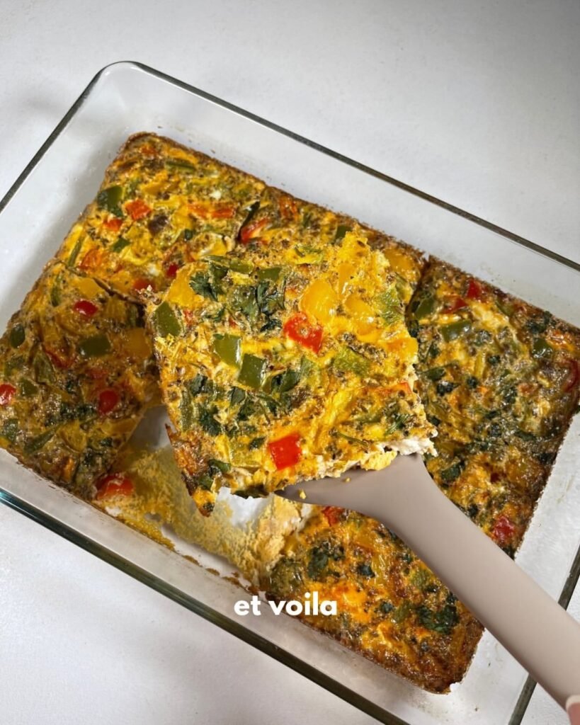 Vegetable Egg Bake Meal Prep