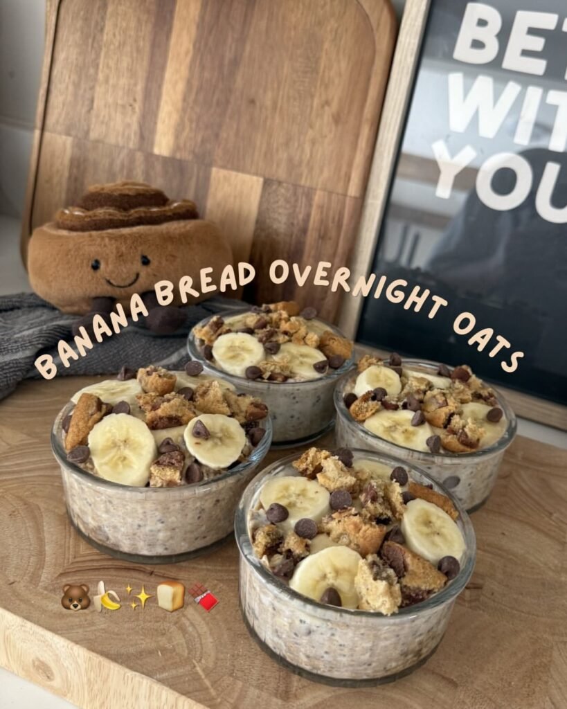 Banana Bread Overnight Oats